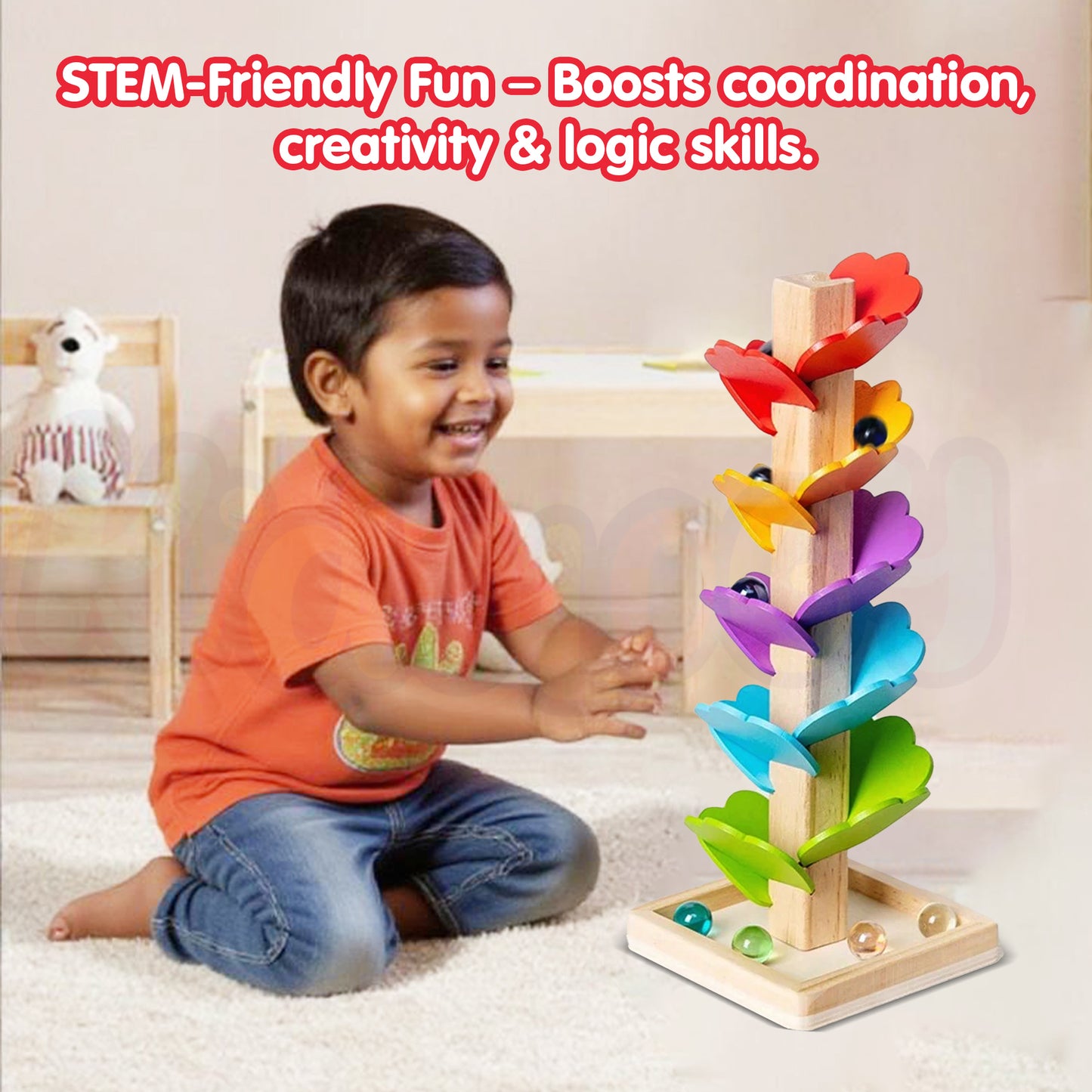 Kidology Wooden Music Tree Toy