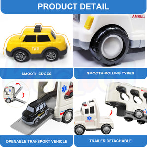 5 in 1 Ambulance Truck Toy Set