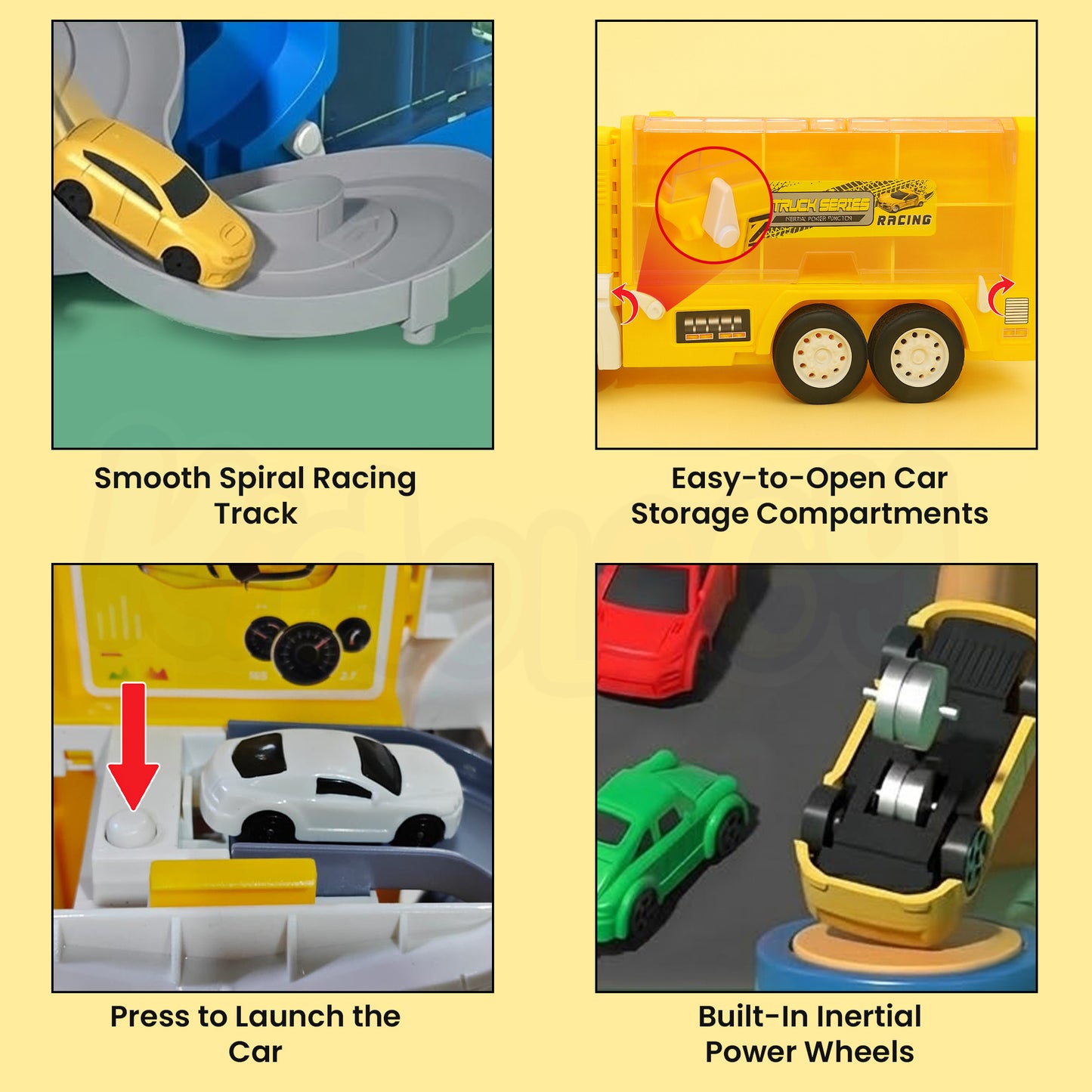Transforming Car Parking Lot Playset