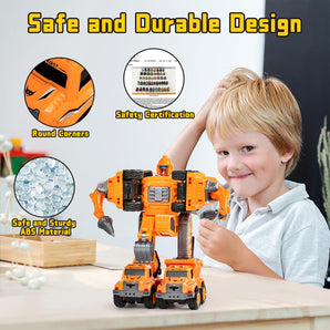 5-in-1 Robot Metal Engineering Vehicle