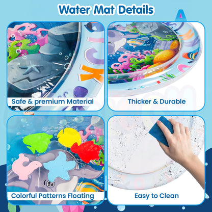 Inflatable Leakproof Round Water Play Mat