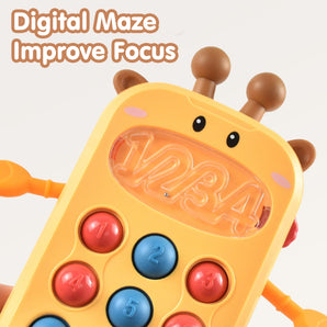 Baby Bunny Phone Maze Sensory Montessori Toy