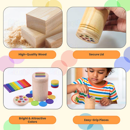 3 in 1 Activity Montessori Wooden Toy