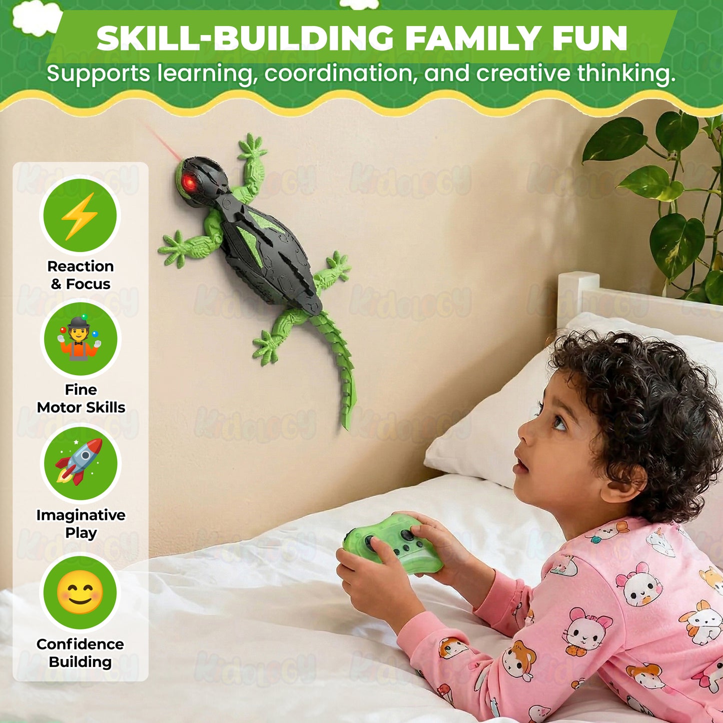 Wall Climbing Lizard RC Toy
