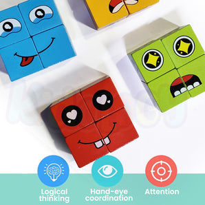 Emoji Cube Face Change Game