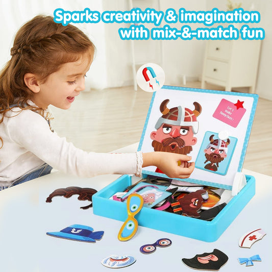 Face Change Magnetic Puzzle Set