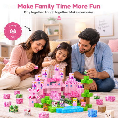 Magnetic Builder Blocks Unicorn Edition 100 Pcs by Kidology, view 8
