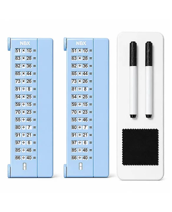Reusable Math Multiplication & Division Practice Board (Set of 2)