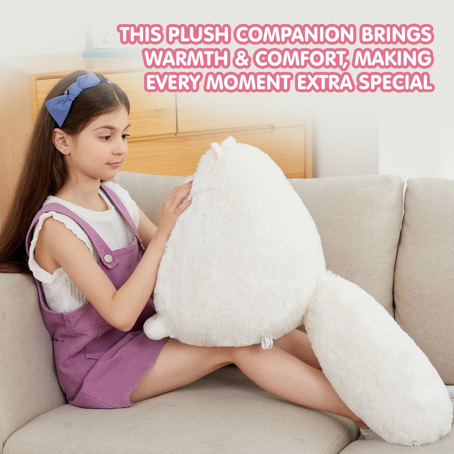 Fluffy Soft Plush Persian Cat Stuffed Toy