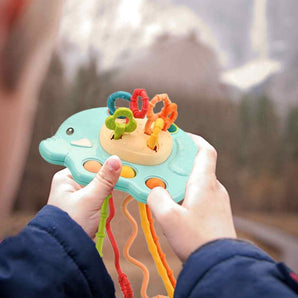 New Octopus Silicone Pulling Toy
