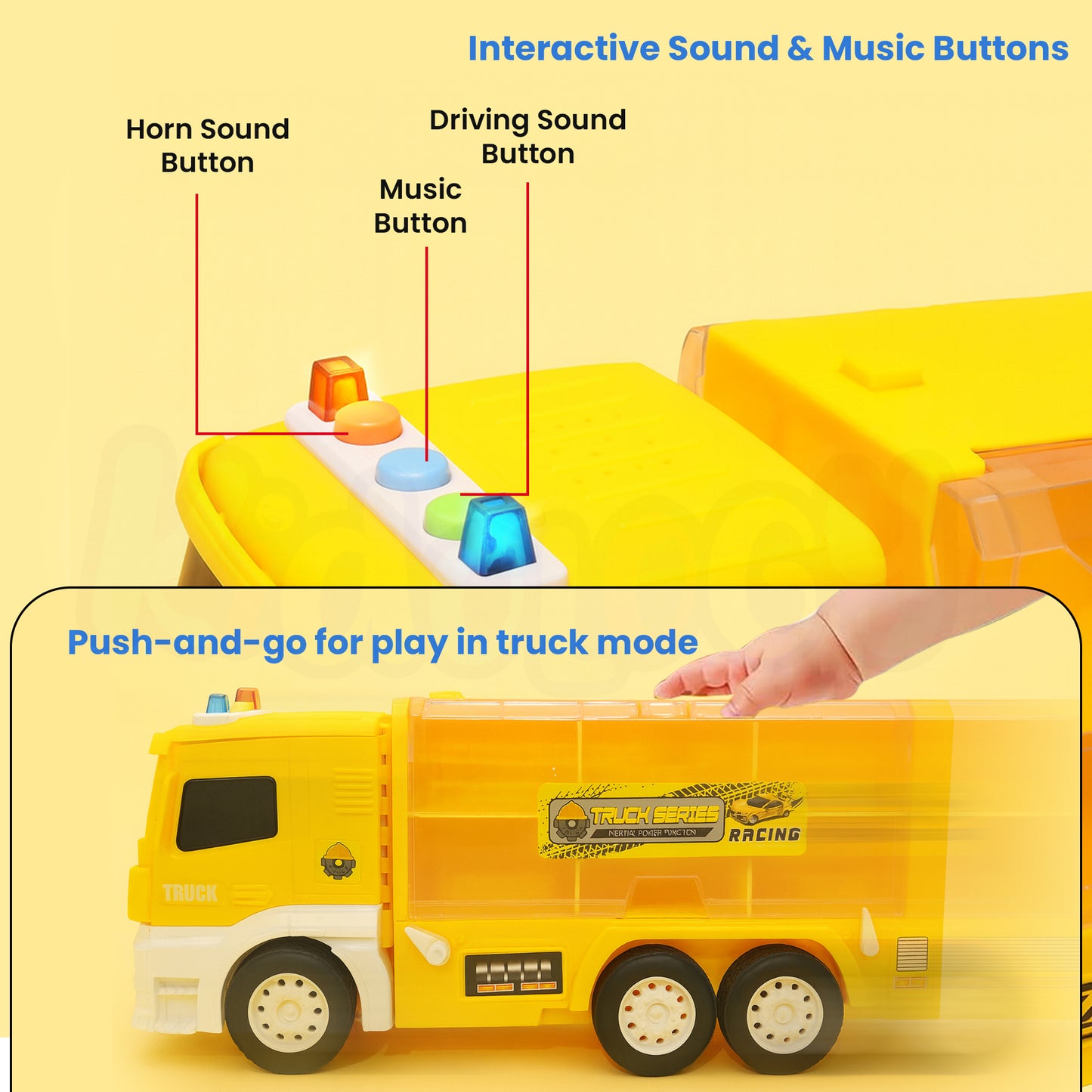 Transforming Car Parking Lot Playset