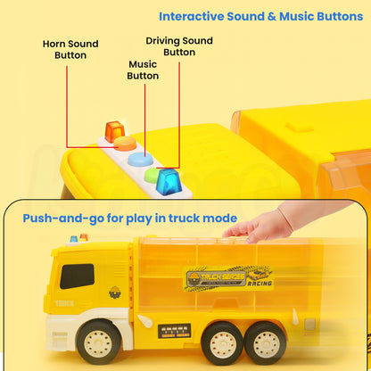 Transforming Car Parking Lot Playset