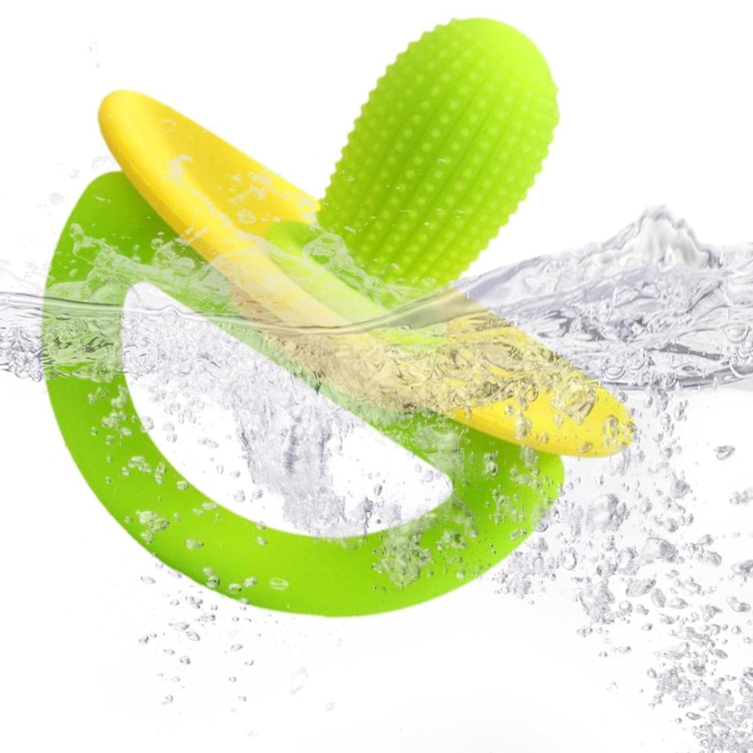 Soft Silicone Cactus Baby Teething Toy - Set of 2