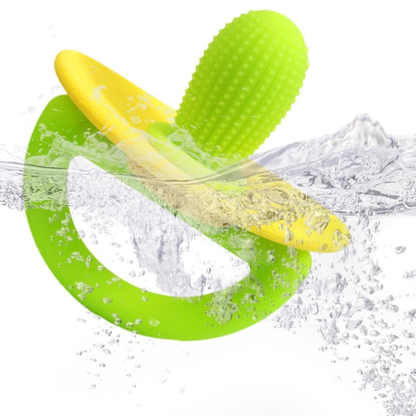 Soft Silicone Cactus Baby Teething Toy - Set of 2