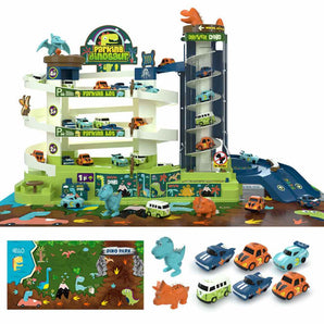Dinosaur Theme Car Parking Building