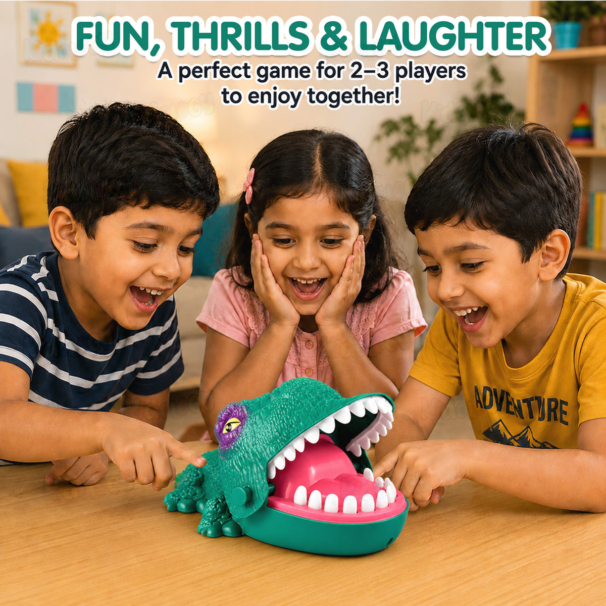 Crocodile Teeth Biting Finger Toy