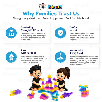 Soft Sensory Building Blocks Set – 40PCS