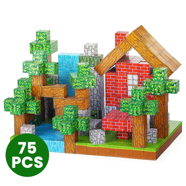 Magnetic Creative Builder Blocks (75 Cubes)