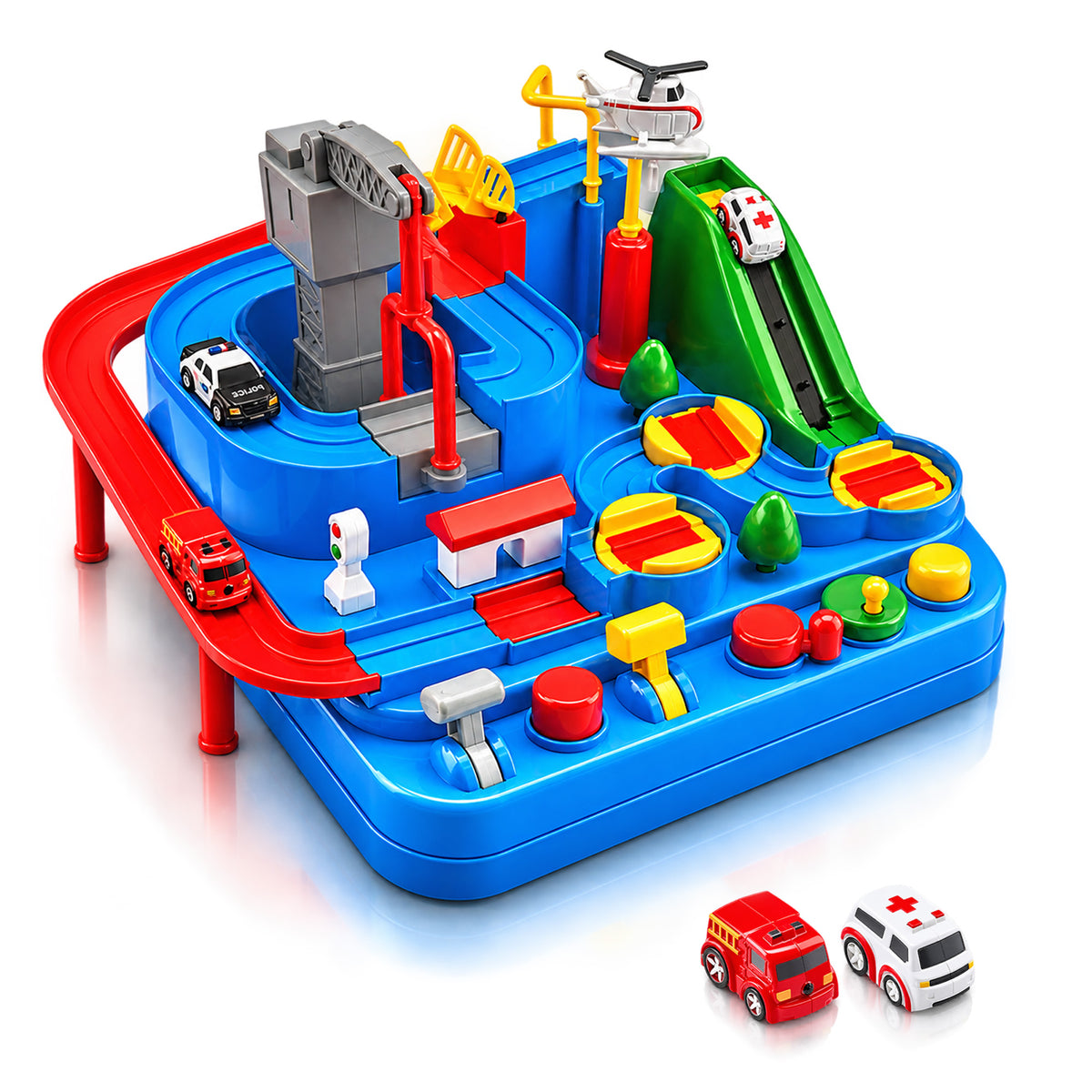 City Adventure Rescue Car Set by Kidology, view 12