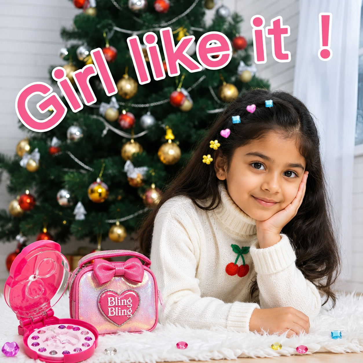 Blinger Hair Gem Stamper for Girls