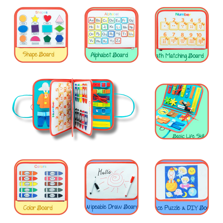 7 in 1 Educational Busy Book
