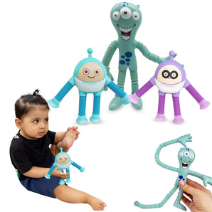 Cartoon Egg Telescopic Toy