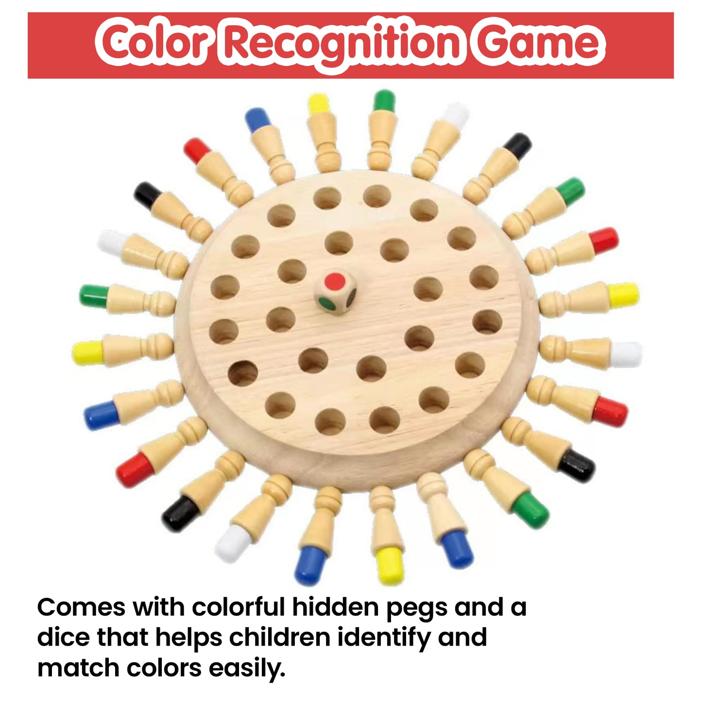 Wooden Memory Chess Game