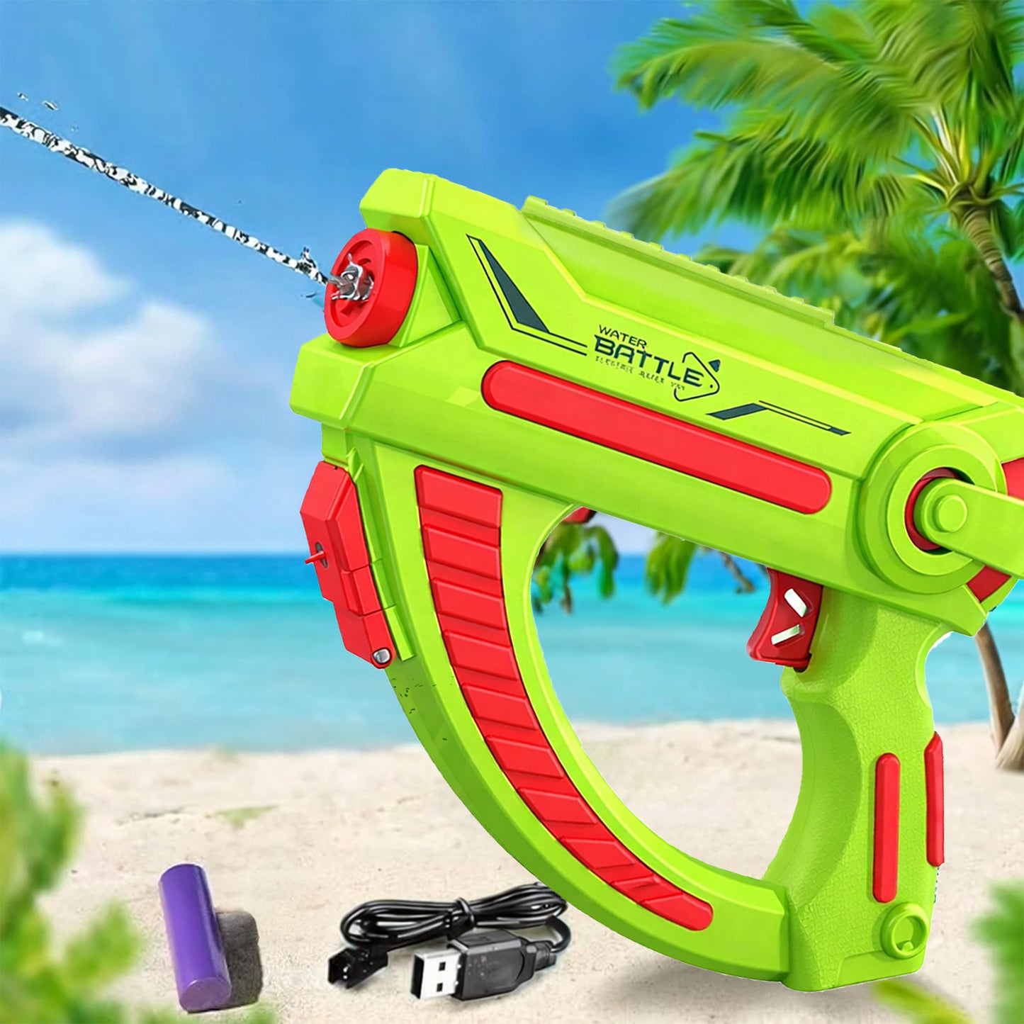Space Electric Water Gun Toy