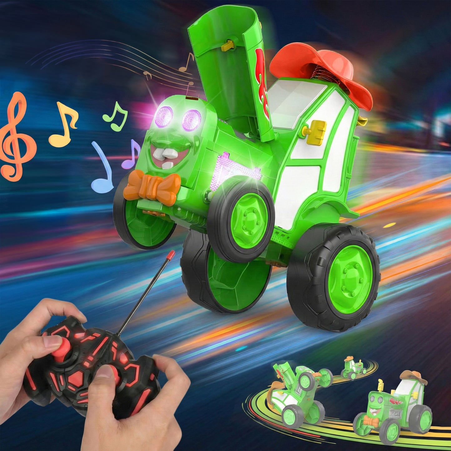 Jumping Tractor Toy