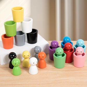 Color Sorting Cups – Montessori Educational Toy for Toddler