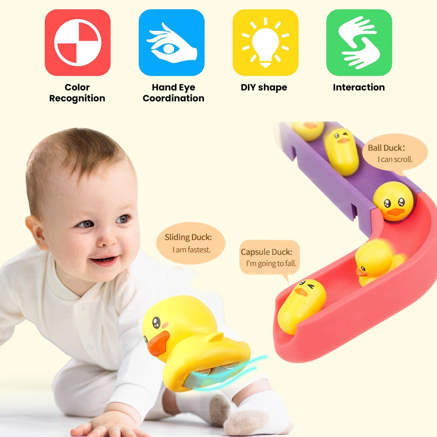 Duck Slide Track Toy