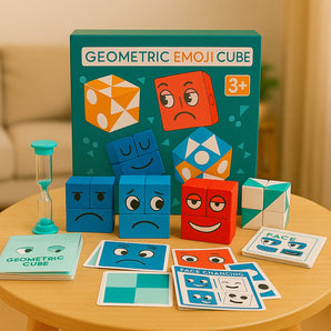 Montessori Cartoon Cube: Educational Toy