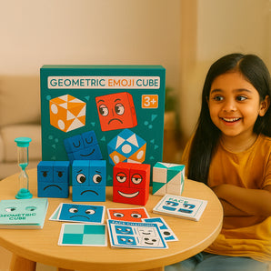 Montessori Cartoon Cube: Educational Toy