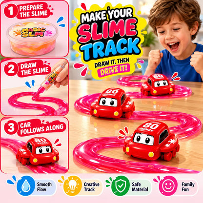 DIY Slime Track Racing Car