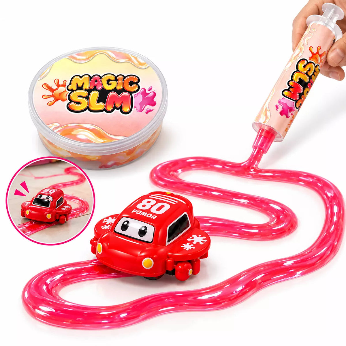 DIY Slime Track Racing Car