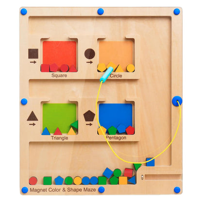 MAGNETIC COLOR SHAPE MAZE