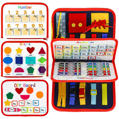 ALPHABETS AND NUMBERS BUSY BOARD