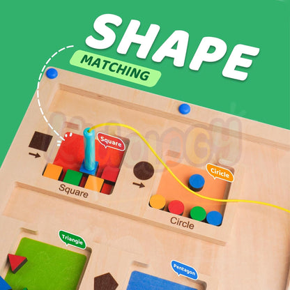 MAGNETIC COLOR SHAPE MAZE