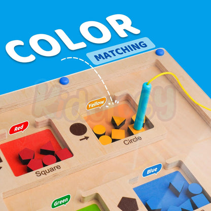 MAGNETIC COLOR SHAPE MAZE