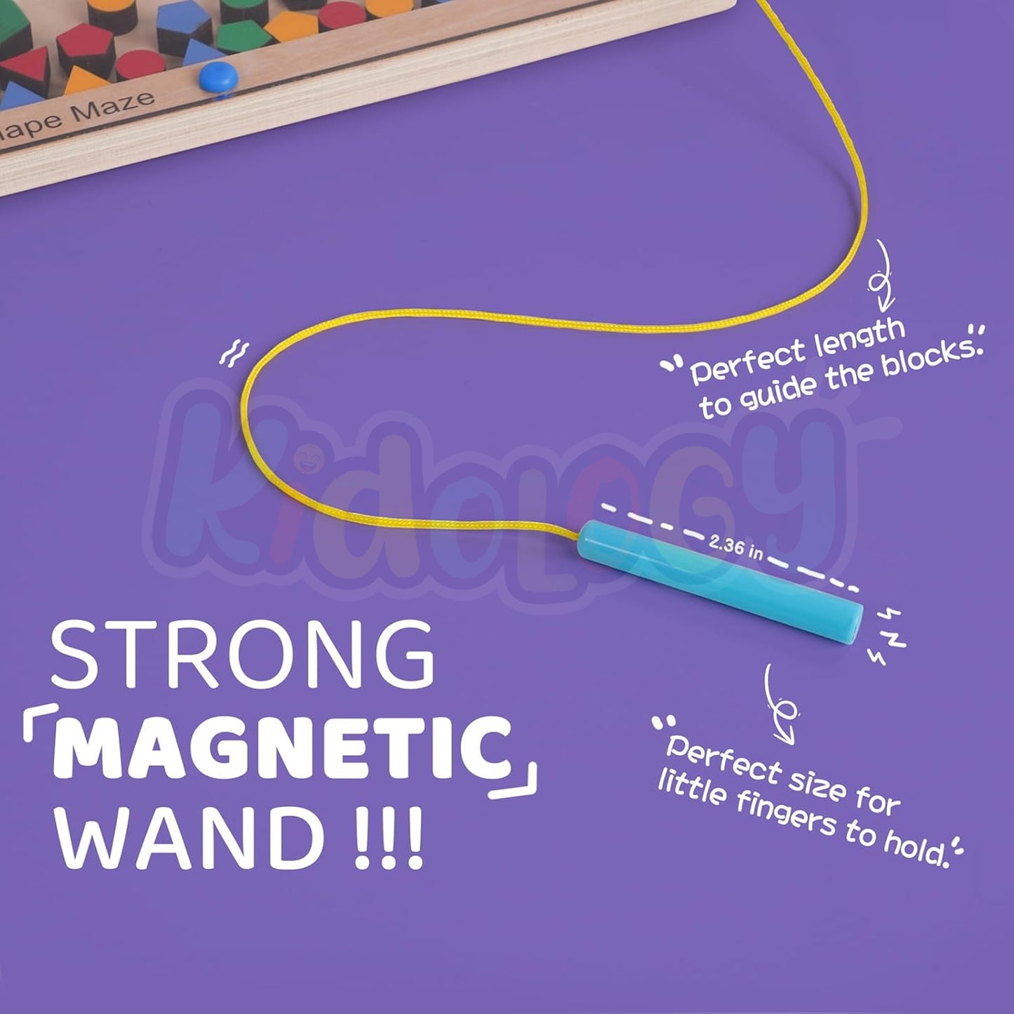 MAGNETIC COLOR SHAPE MAZE