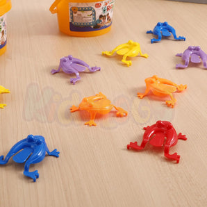 PLASTIC JUMPING FROG FINGER PRESS TOY