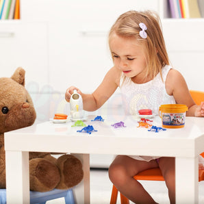 PLASTIC JUMPING FROG FINGER PRESS TOY