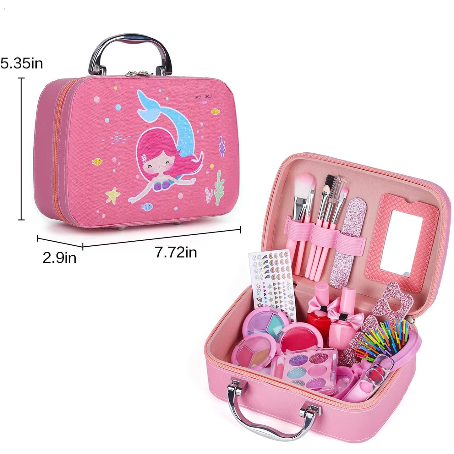 Mermaid Suit Case Make Up Set