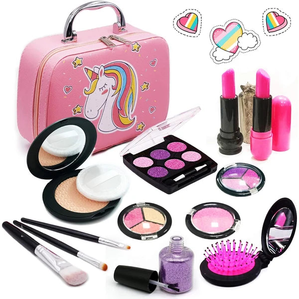 Washable Unicorn Makeup Suitcase
