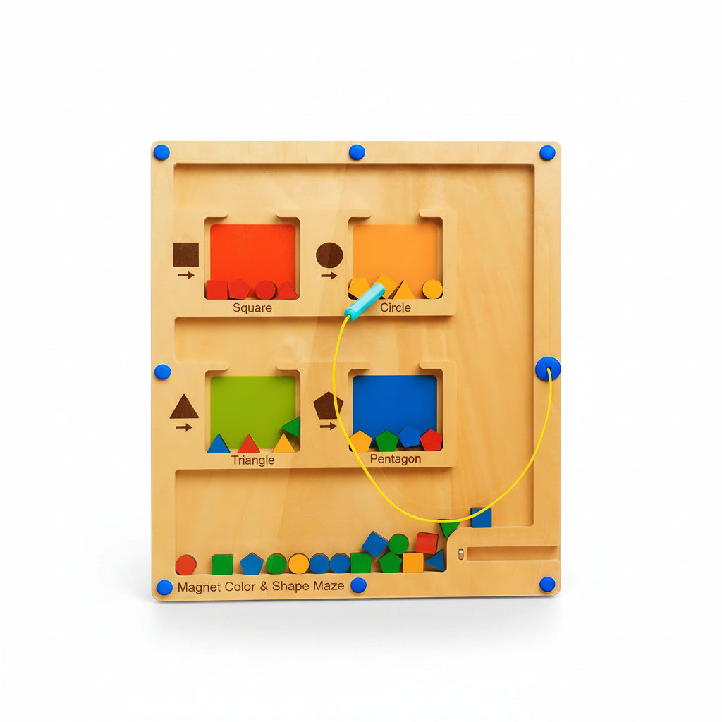 MAGNETIC COLOR SHAPE MAZE