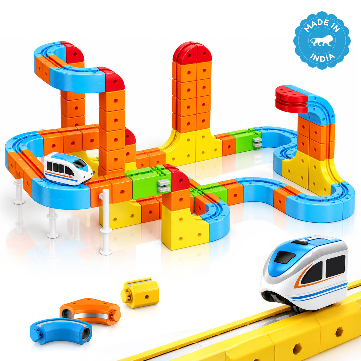 Magnetic Monorail DIY Versatile Track Car