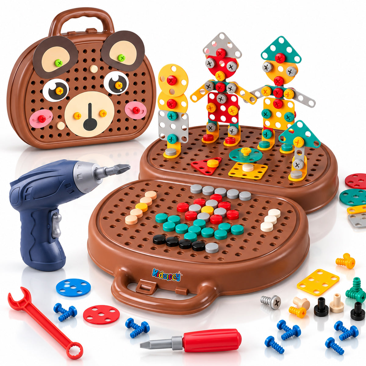 203-Piece Toolbox Drill Puzzle Set by Kidology, view 12