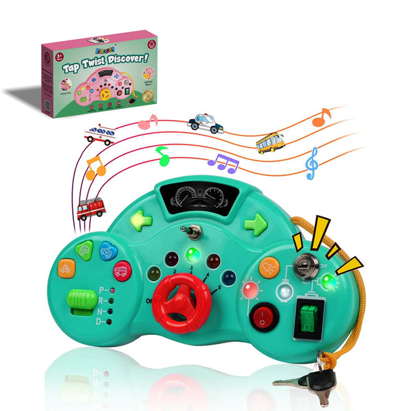 Montessori Busy Board Switch LED Light Game
