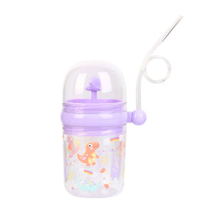 Spraying Whale Straw Cup