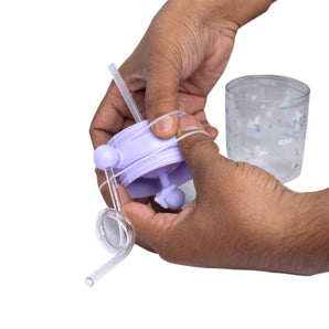 Spraying Whale Straw Cup